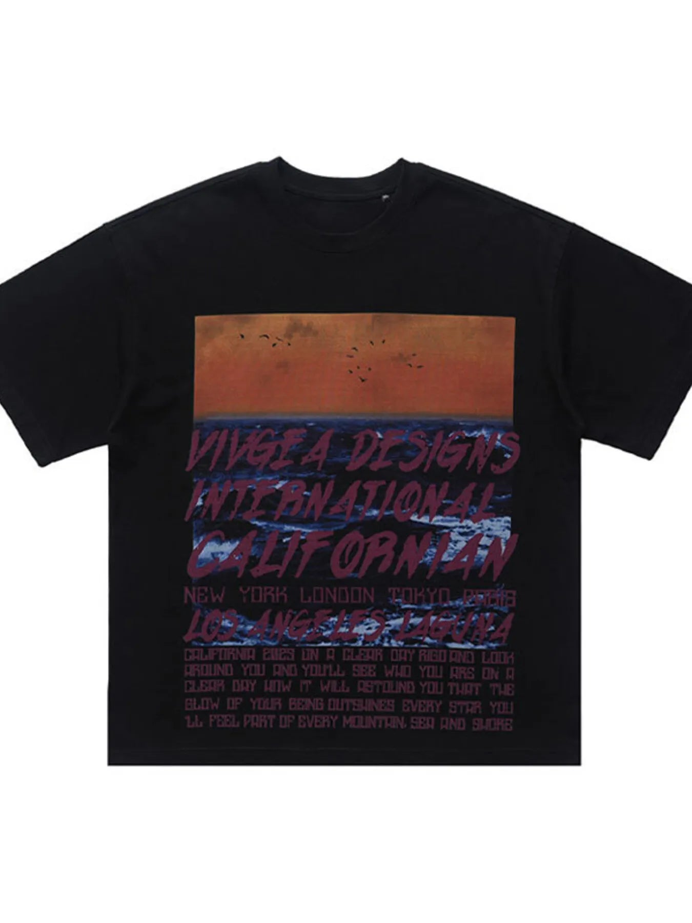 Men's Graphic Round Neck Short Sleeve Tee
