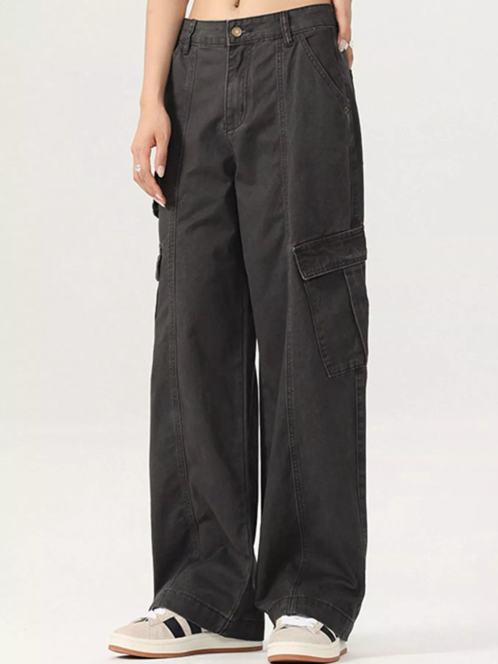Men's Wide Leg Cargo Pants