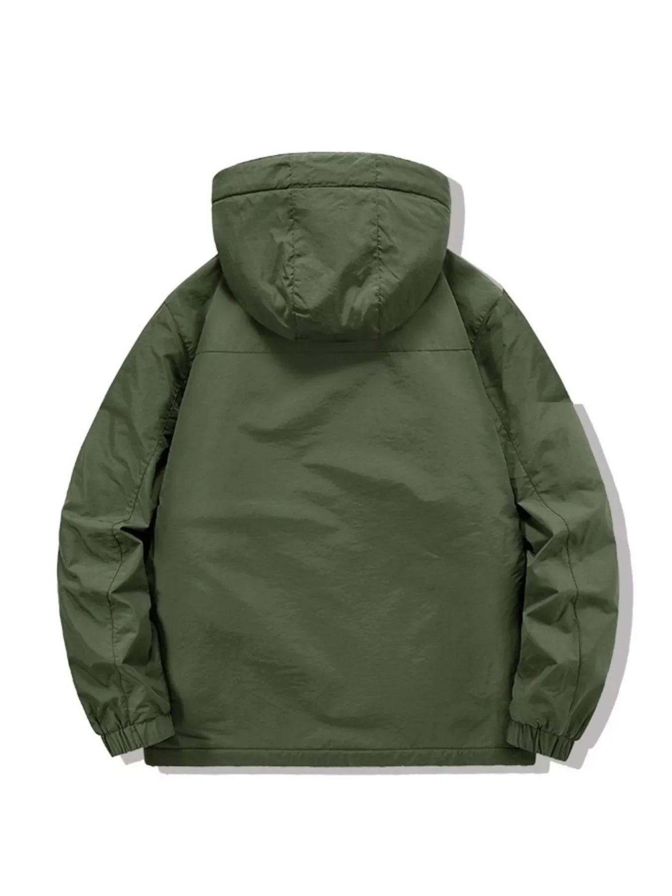 Men's Plus Size Lightweight Zip Up Hooded Jacket
