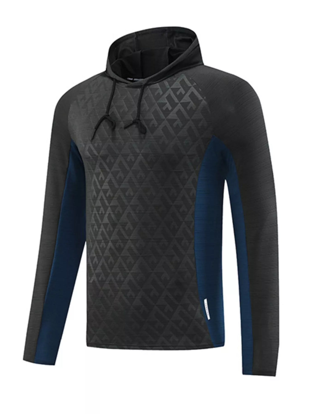 Men's Plus Size Raglan Sleeve Athletic Fit Hoodie