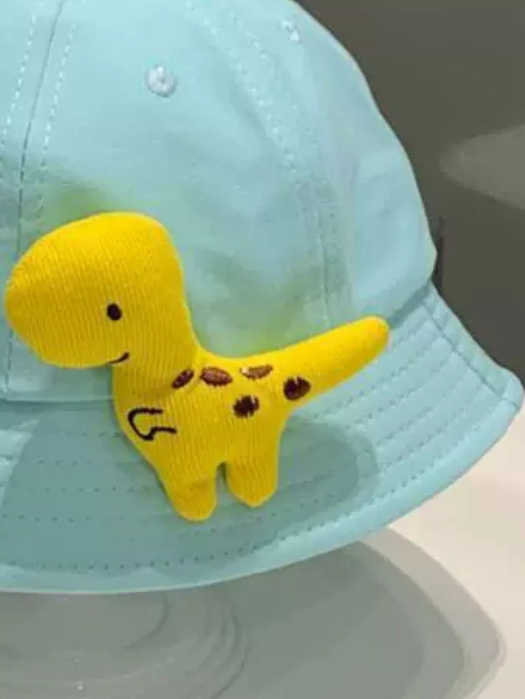 Children's Dinosaur & Sprout Decor Bucket Hat