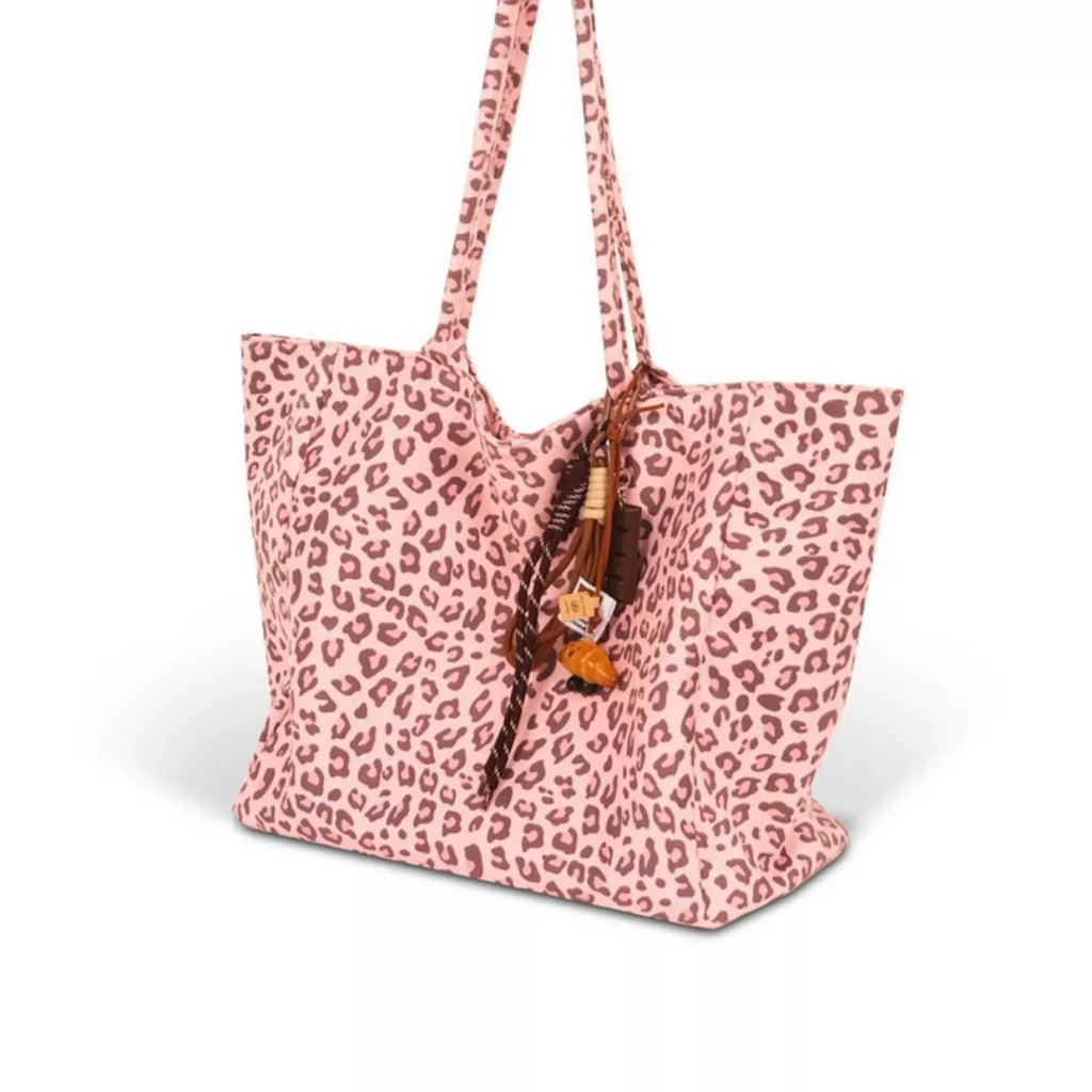 Leopard Print Oversized Tote Bag