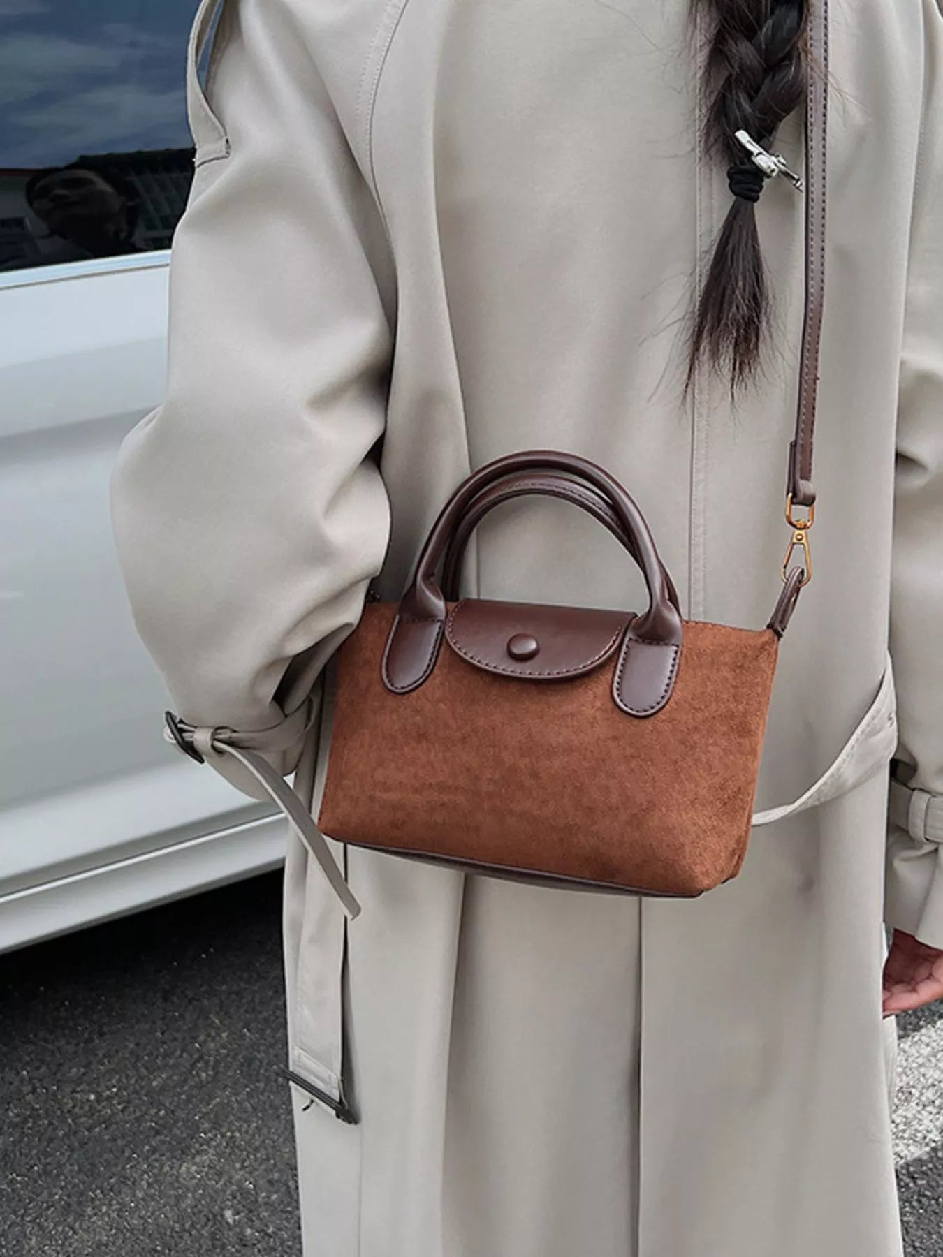 Top Handle Crossbody Bag