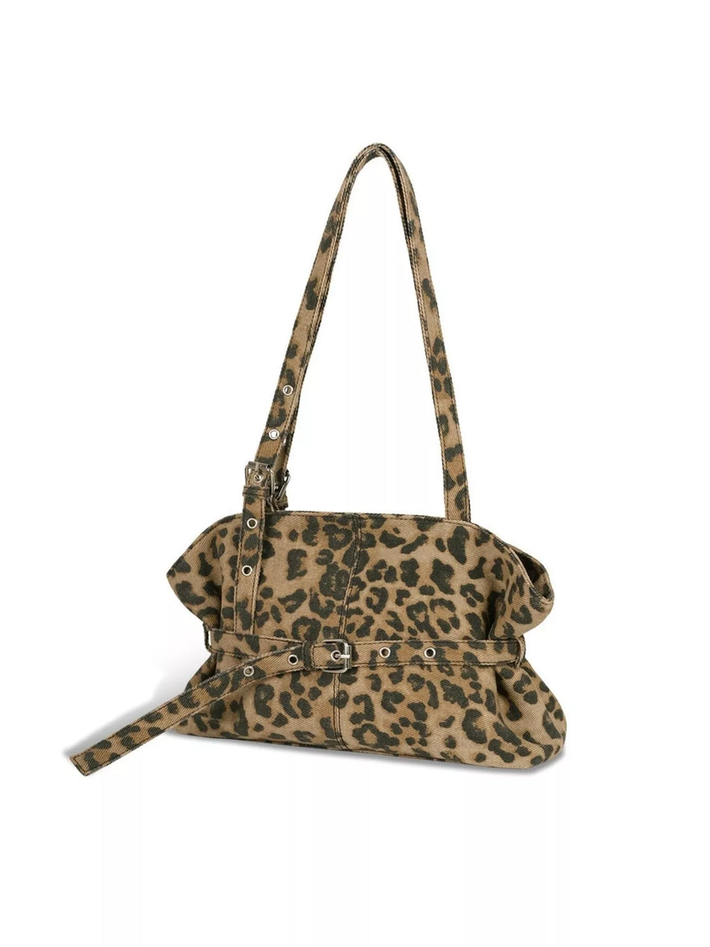 Leopard Adjustable Strap Handbag