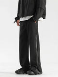 Men's Plus Size Drawstring Wide Leg Pants