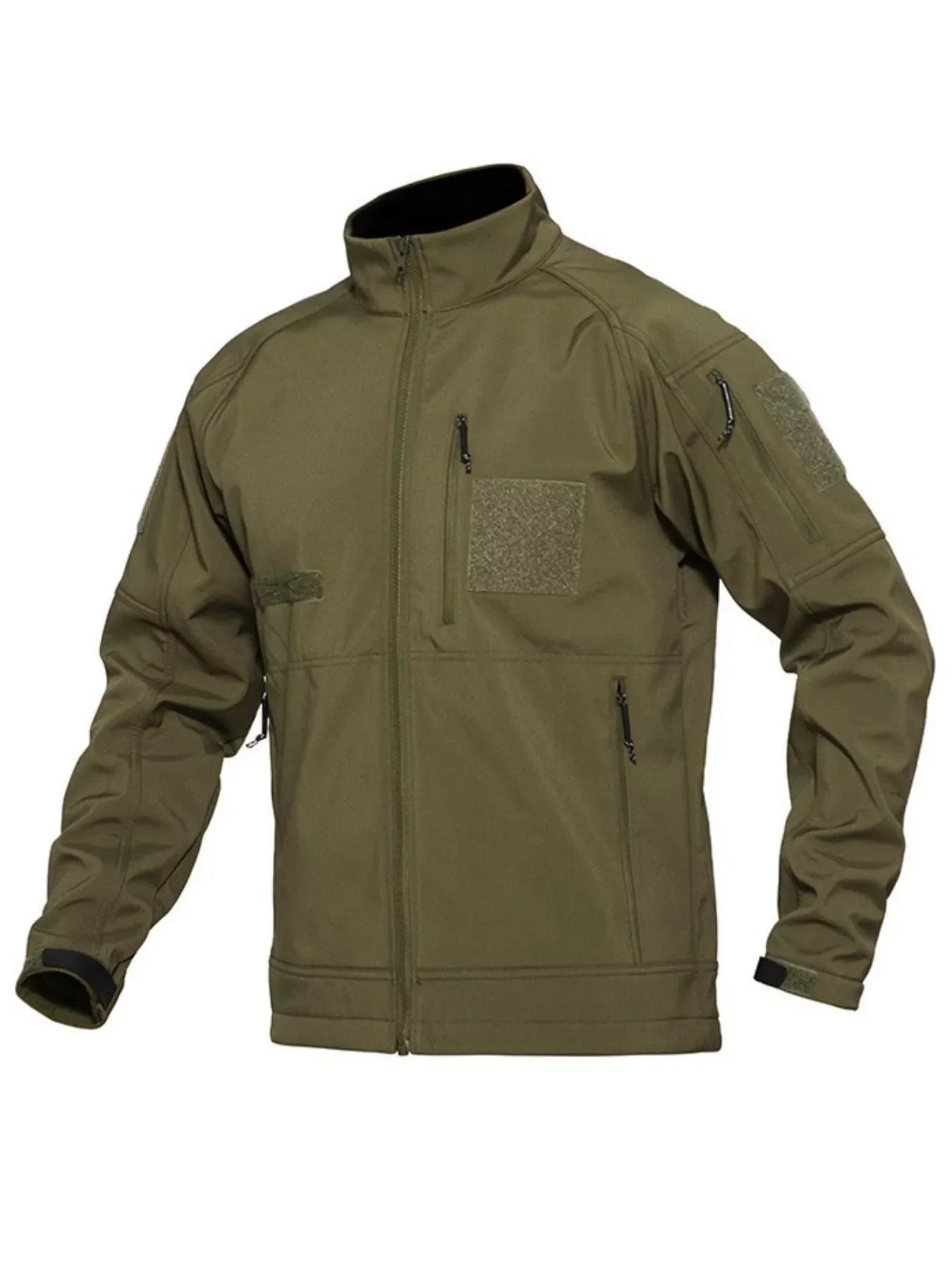 Men's Plus Size Zip Up Long Sleeve Jacket