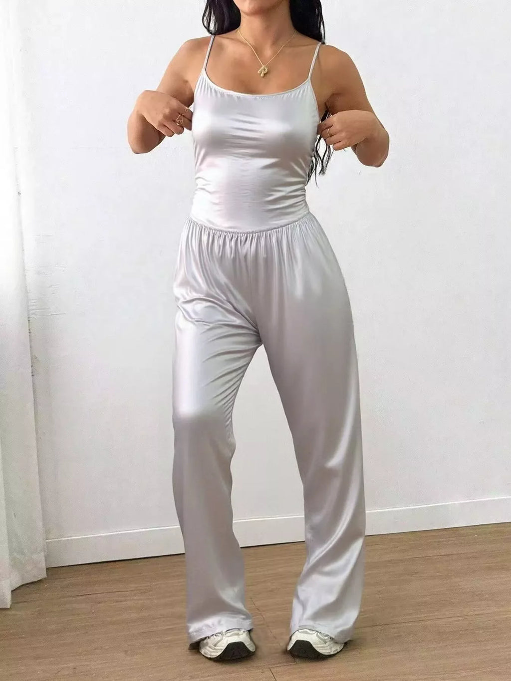 Wide Leg Cami Jumpsuit