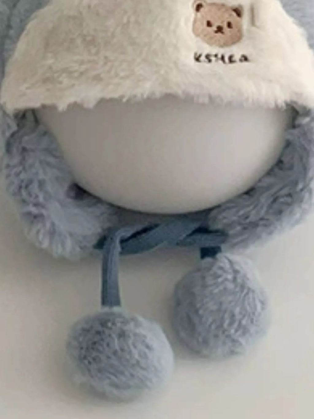 Children's Bear Ear Fluffy Hat